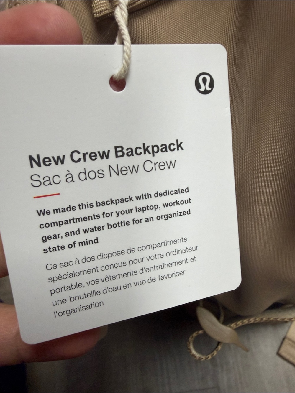 lululemon New Crew Backpack - Picture 6 of 6